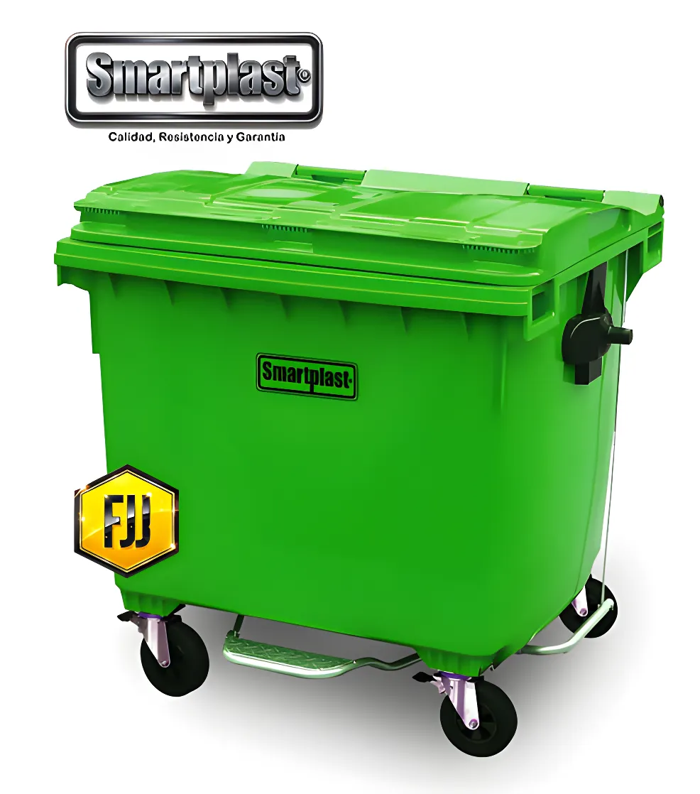 Tachos 1100 LITROS BIOCONTAMINADO SMARTPLAST VERDE 3 Tachos 1100 LITROS BIOCONTAMINADO SMARTPLAST VERDE 3