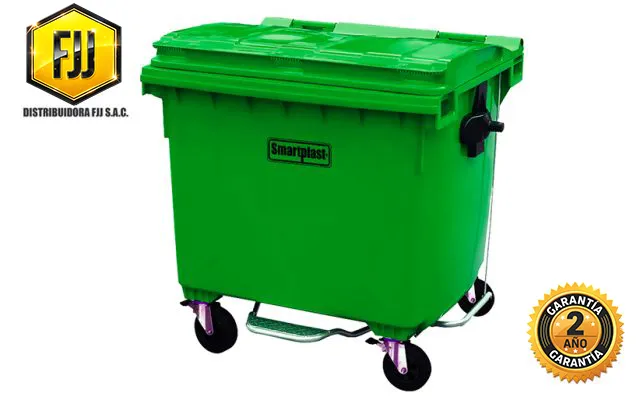 CONTENEDOR CON PEDAL 1100 LITROS
