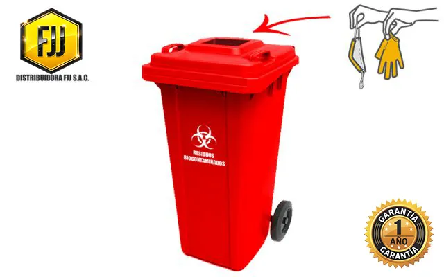 TACHO DE 120 LITROS MANOS LIBRES – NO TOUCH