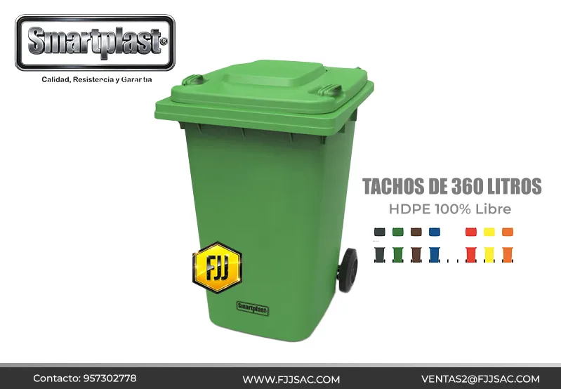 Tacho de 360 litros smartplast