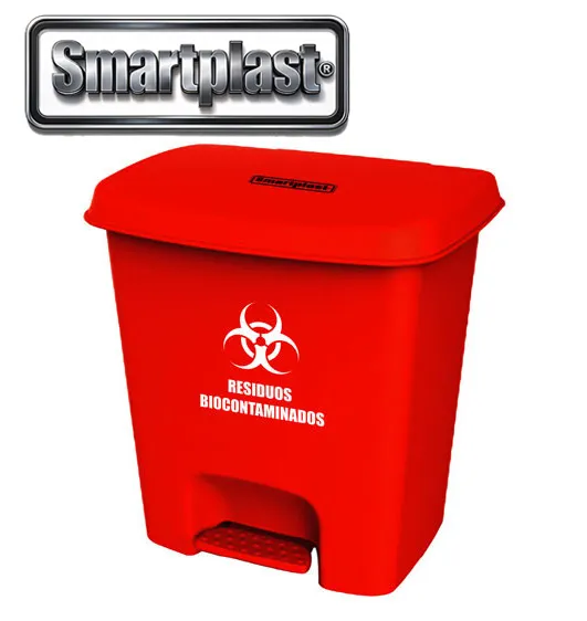 tacho de 25 litros pedal biocontaminados