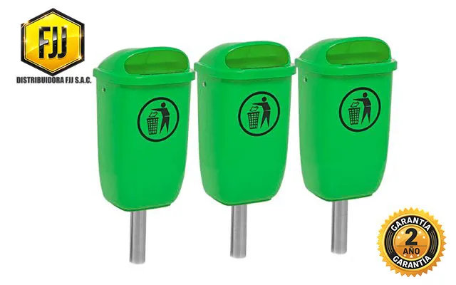 TACHOS DE BASURA PARA PARQUES 50 LITROS