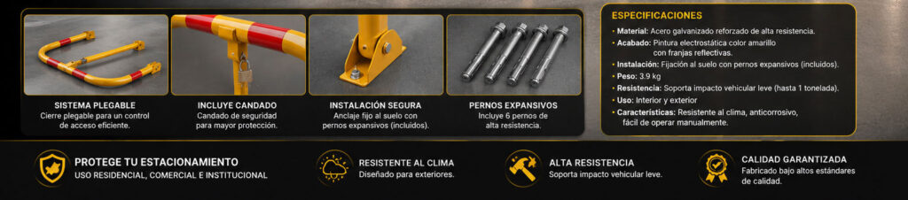Instalación del bloqueador sobre piso de concreto Instalación del bloqueador sobre piso de concreto